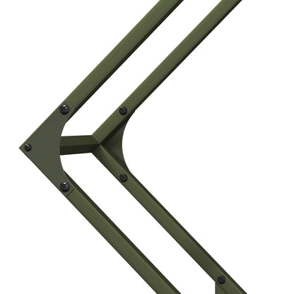 Suporte para lenha aço laminado a frio verde azeitona