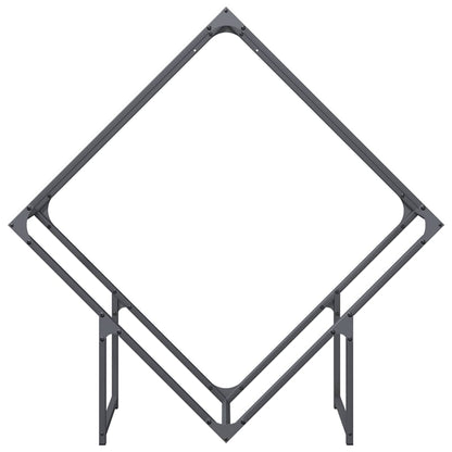 Suporte para lenha 100x25x100 cm aço laminado a frio antracite