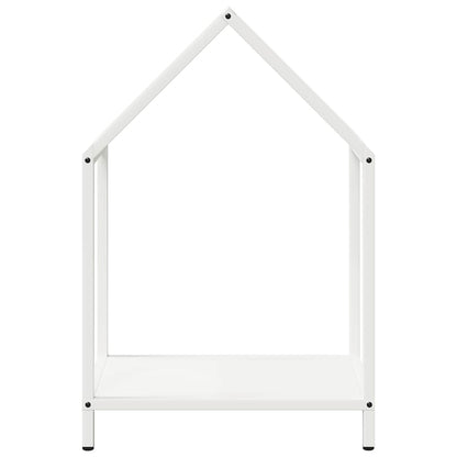 Suporte para lenha 40x25x60 cm aço laminado a frio branco