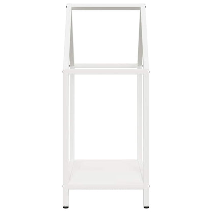 Suporte para lenha 40x25x60 cm aço laminado a frio branco