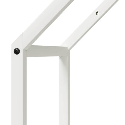 Suporte para lenha 40x25x60 cm aço laminado a frio branco