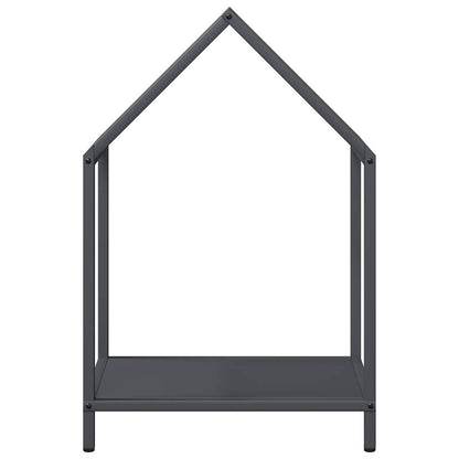 Suporte para lenha 40x25x60 cm aço laminado a frio antracite