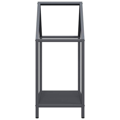 Suporte para lenha 40x25x60 cm aço laminado a frio antracite