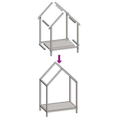 Suporte para lenha aço laminado a frio verde azeitona