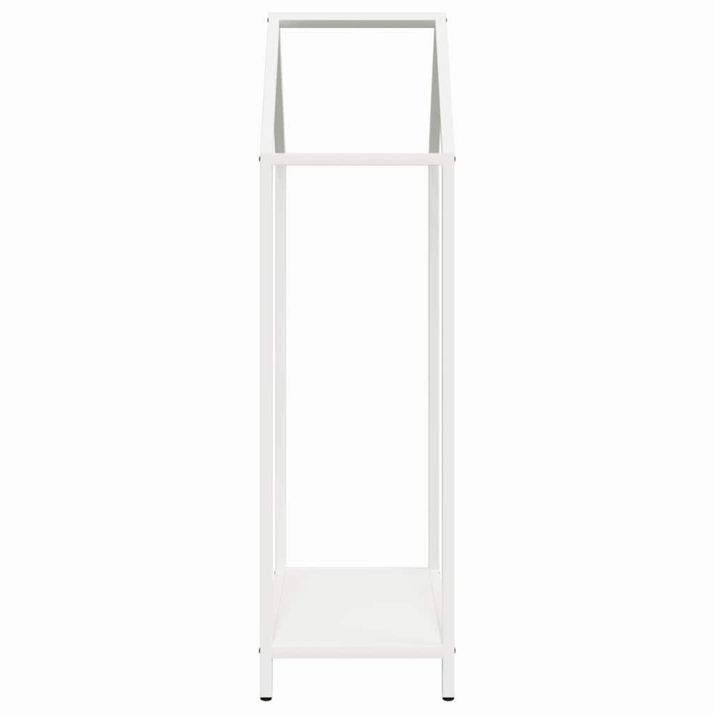 Suporte para lenha 40x25x90 cm aço laminado a frio branco