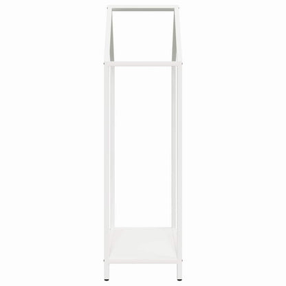 Suporte para lenha 40x25x90 cm aço laminado a frio branco