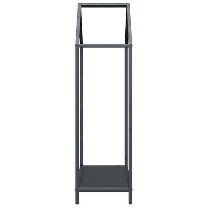Suporte para lenha 40x25x90 cm aço laminado a frio antracite