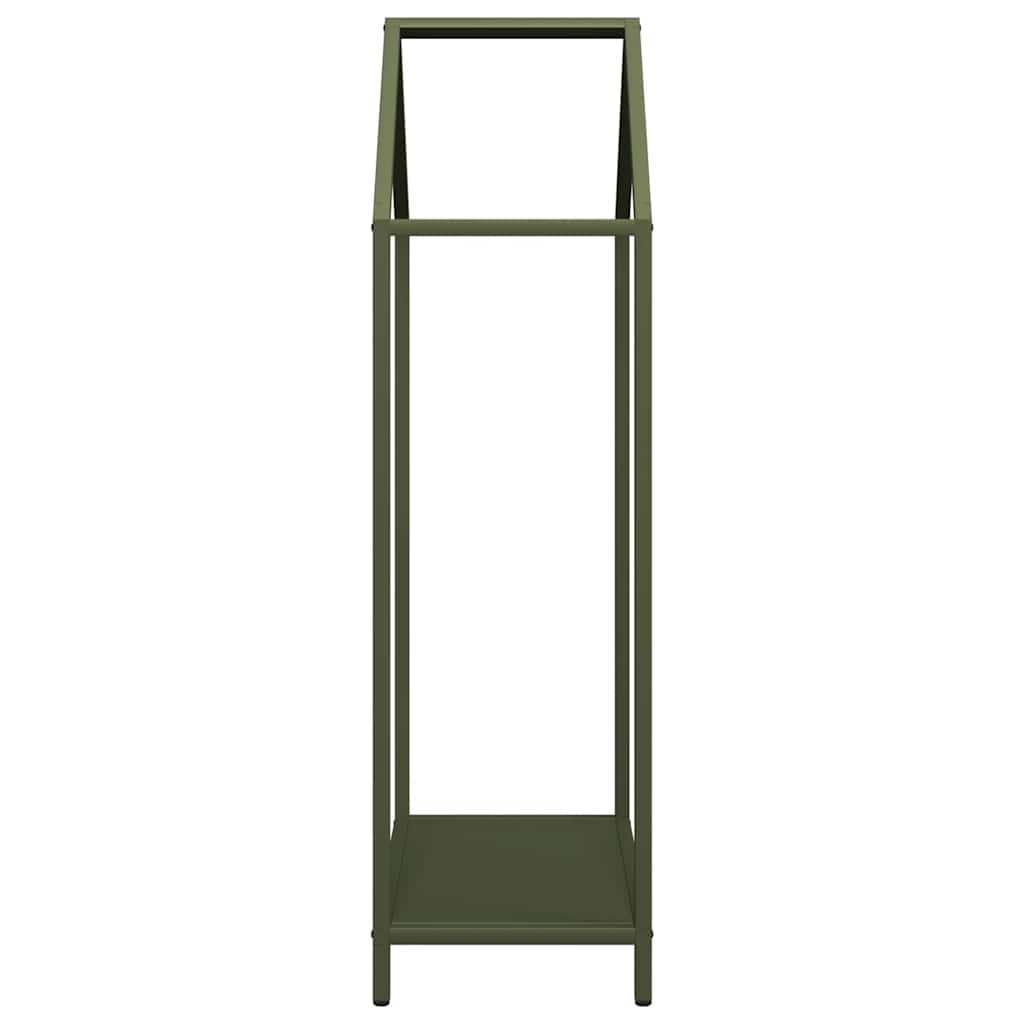 Suporte para lenha aço laminado a frio verde azeitona