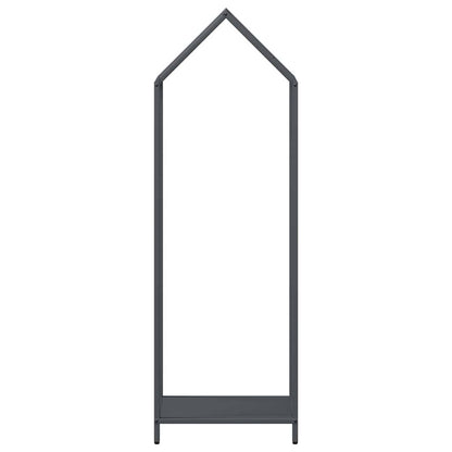 Suporte para lenha 40x25x120 cm aço laminado a frio antracite