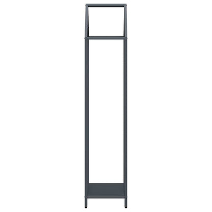 Suporte para lenha 40x25x120 cm aço laminado a frio antracite