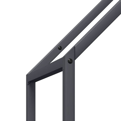 Suporte para lenha 40x25x120 cm aço laminado a frio antracite