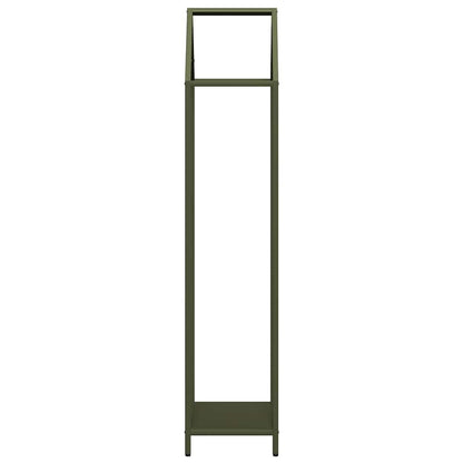 Suporte para lenha aço laminado a frio verde azeitona
