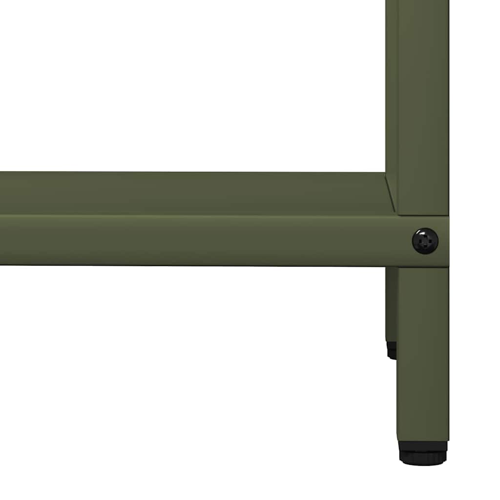 Suporte para lenha aço laminado a frio verde azeitona