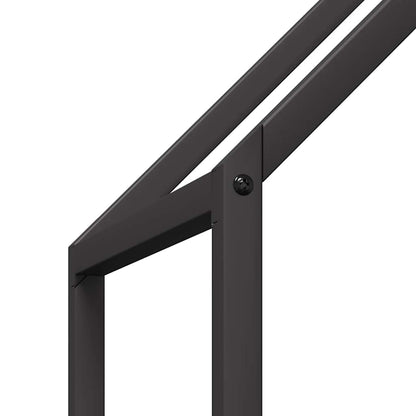 Suporte para lenha 60x25x60 cm aço laminado a frio preto