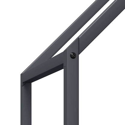 Suporte para lenha 60x25x60 cm aço laminado a frio antracite