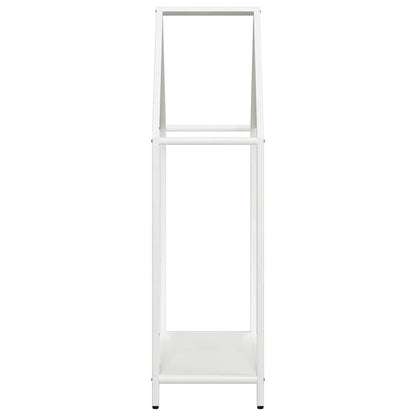 Suporte para lenha 60x25x90 cm aço laminado a frio branco