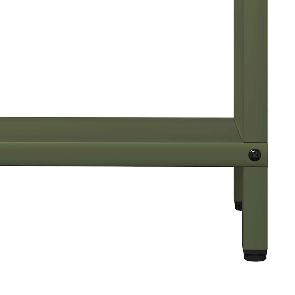 Suporte para lenha aço laminado a frio verde azeitona