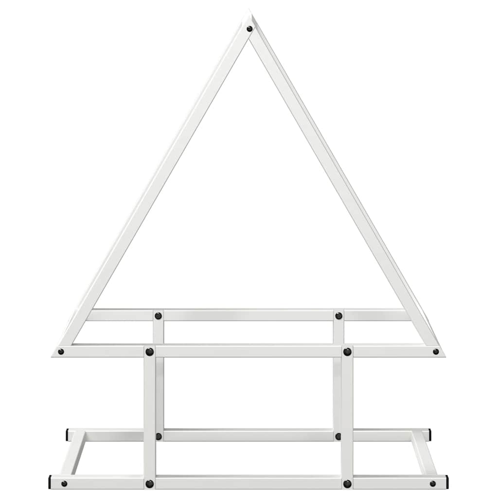 Suporte para lenha 50x25x60 cm aço laminado a frio branco