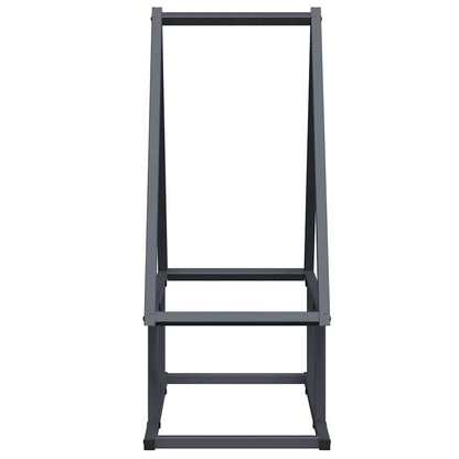 Suporte para lenha 50x25x60 cm aço laminado a frio antracite