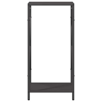 Suporte para lenha 34x25x70 cm aço laminado a frio preto