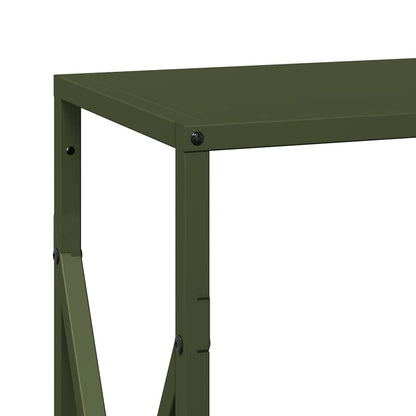 Suporte para lenha aço laminado a frio verde azeitona