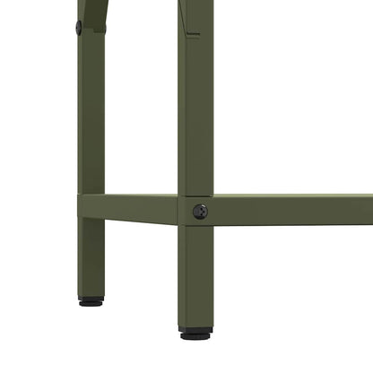 Suporte para lenha aço laminado a frio verde azeitona