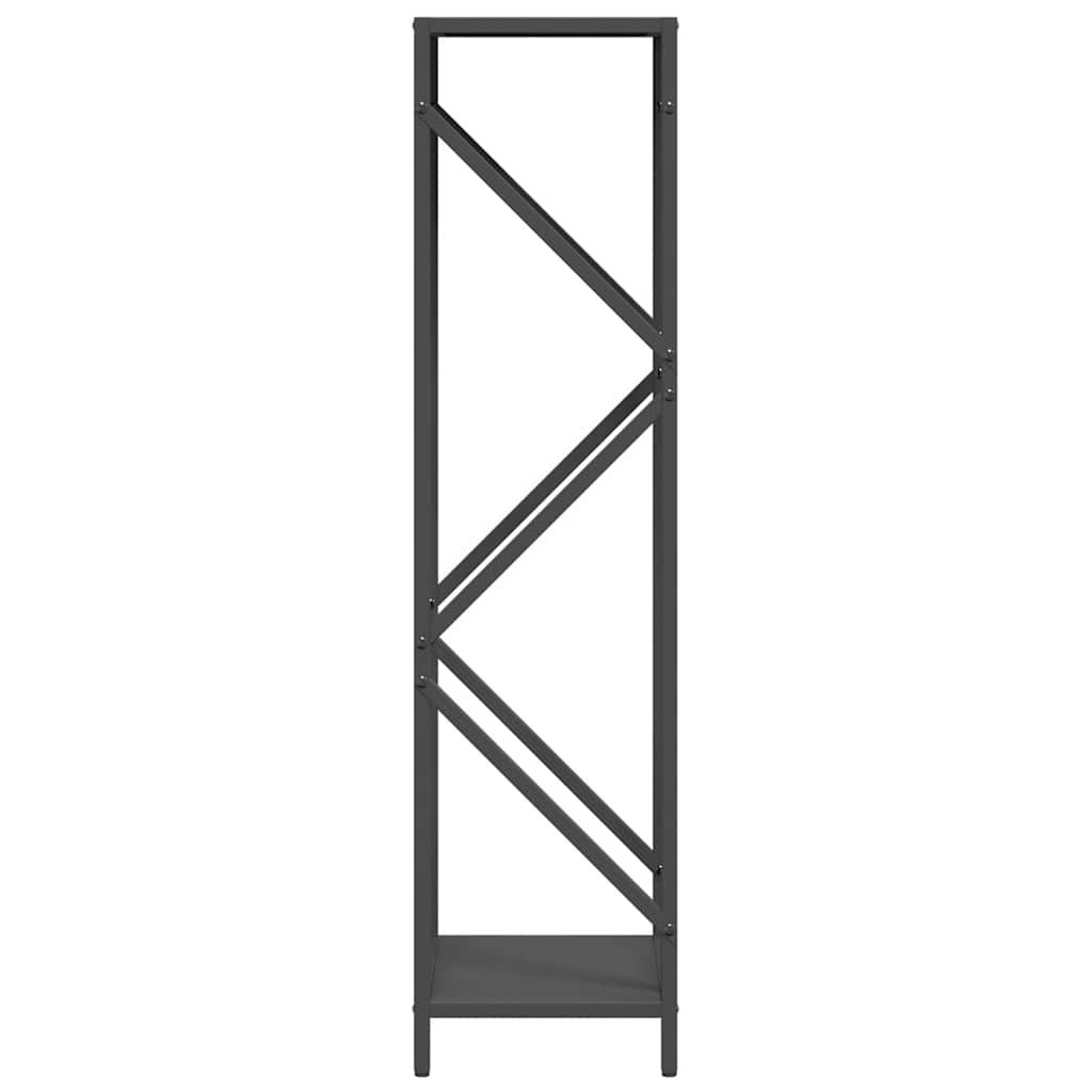 Suporte para lenha 34x25x100 cm aço laminado a frio preto