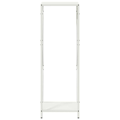 Suporte para lenha 34x25x100 cm aço laminado a frio branco