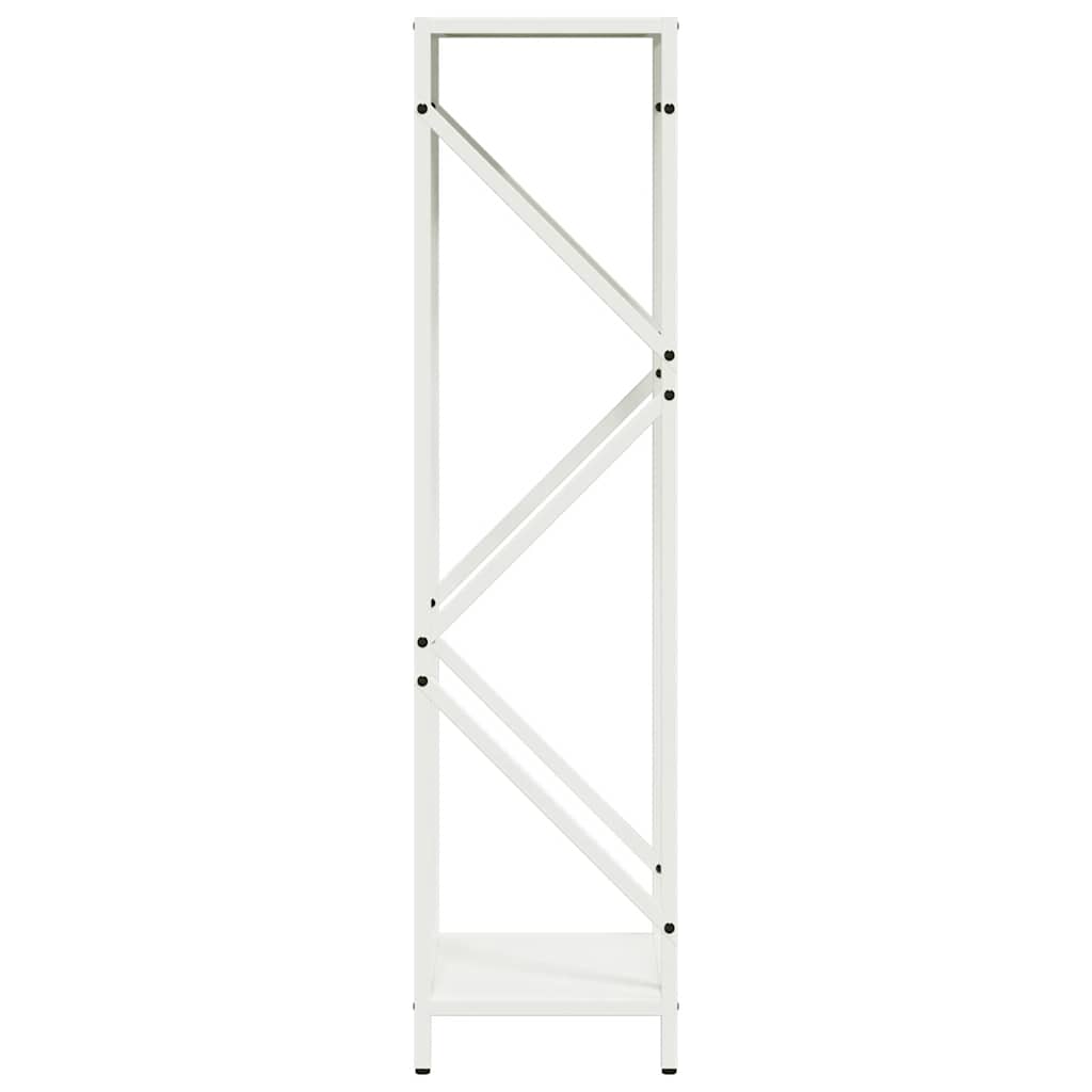 Suporte para lenha 34x25x100 cm aço laminado a frio branco