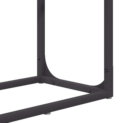 Suporte para lenha 60x25x100 cm aço laminado a frio preto