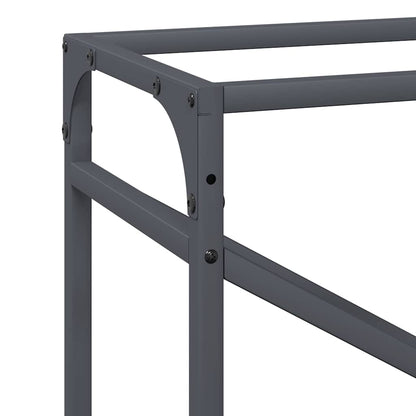 Suporte para lenha 60x25x100 cm aço laminado a frio antracite
