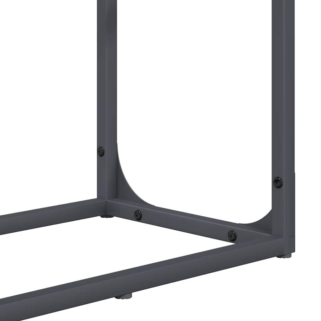 Suporte para lenha 60x25x100 cm aço laminado a frio antracite