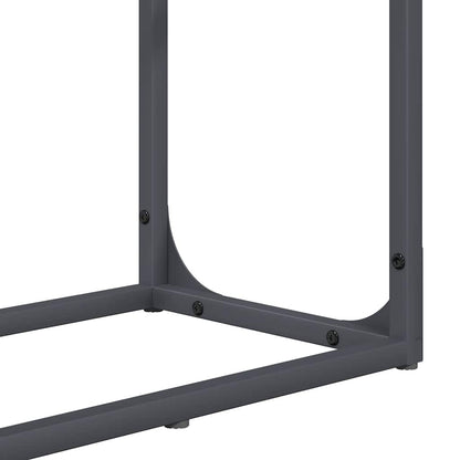 Suporte para lenha 60x25x100 cm aço laminado a frio antracite