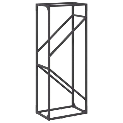 Suporte para lenha 40x25x100 cm aço laminado a frio preto