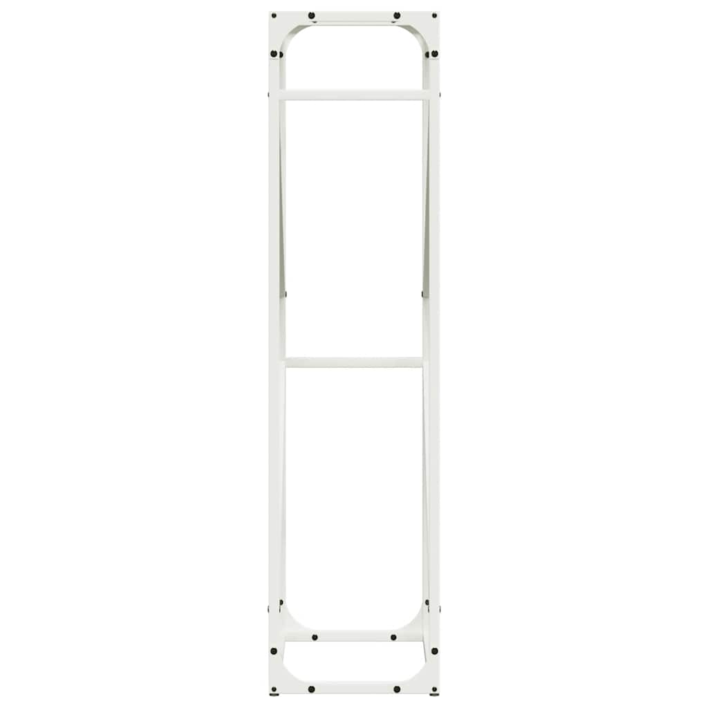Suporte para lenha 40x25x100 cm aço laminado a frio branco
