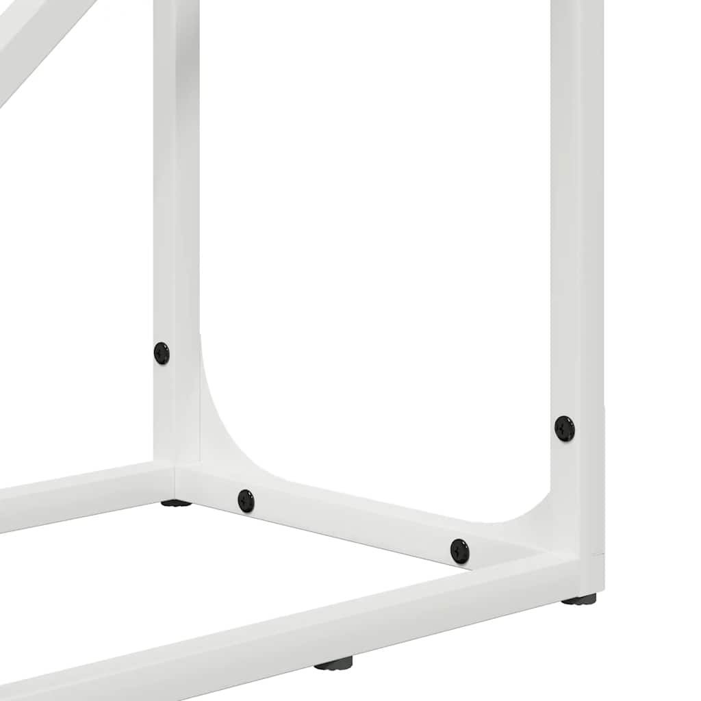 Suporte para lenha 40x25x100 cm aço laminado a frio branco
