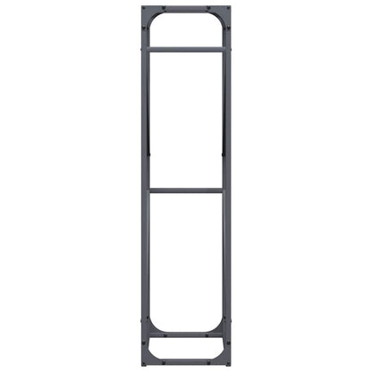 Suporte para lenha 40x25x100 cm aço laminado a frio antracite