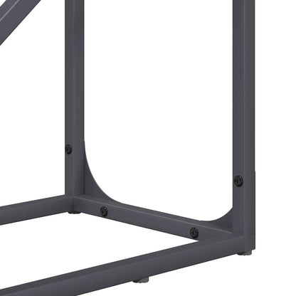 Suporte para lenha 40x25x100 cm aço laminado a frio antracite