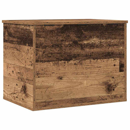 Caixa de Armazenamento Madeira antiga 60 x 42 x 46 cm