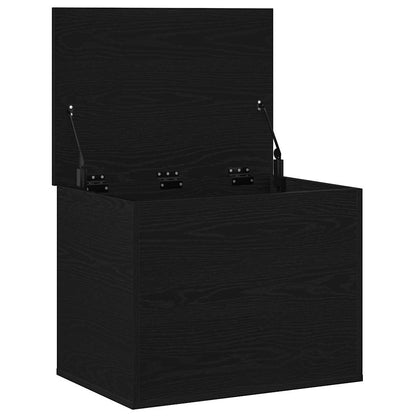 Caixa de Armazenamento Carvalho preto 60 x 42 x 46 cm