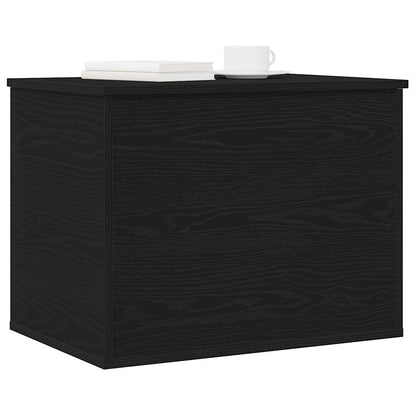 Caixa de Armazenamento Carvalho preto 60 x 42 x 46 cm