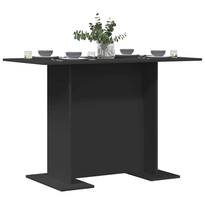 Mesa de jantar Preto 110 x 60 x 75 cm Madeira processada