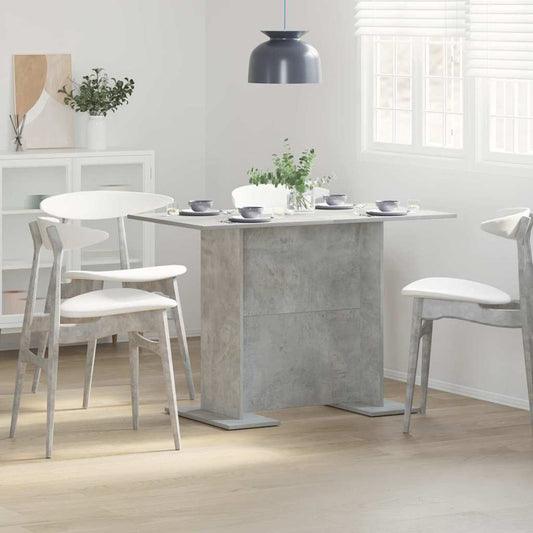 Mesa de jantar Cinzento cimento 110 x 60 x 75 cm