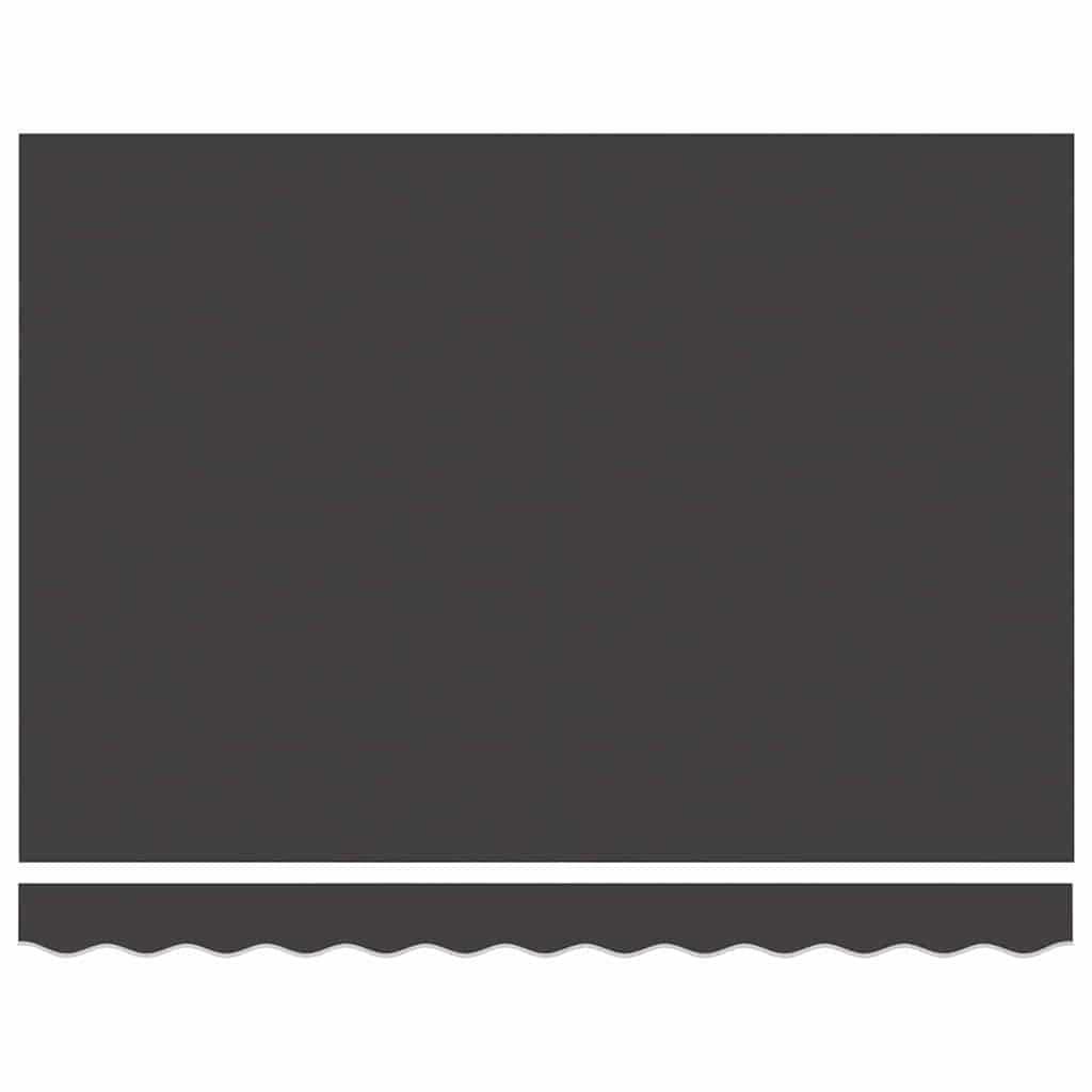 Toldo Retrátil Antracite 300 x 250 cm Poliéster e Alumínio