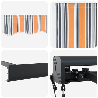 Toldo Multicolor 300 x 250 x 165 cm Poliéster e Alumínio