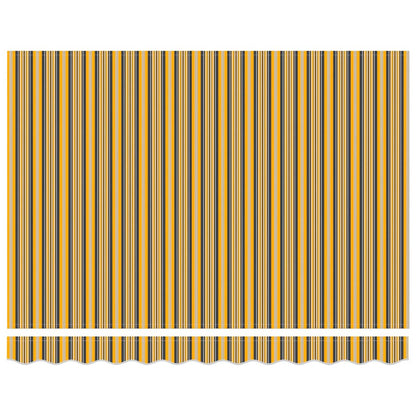 Toldo Retrátil Manual Multicolor 300 x 250 cm tecido