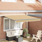 Toldo Retrátil Multicolor 300 x 250 cm Tecido e Alumínio
