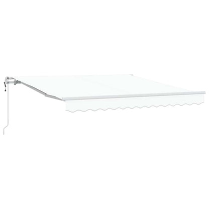 Toldo Retrátil Manual Branco 300 x 250 cm tecido