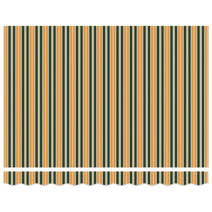 Toldo Verde e Amarelo 300 x 250 x 165 cm Poliéster e Alumínio