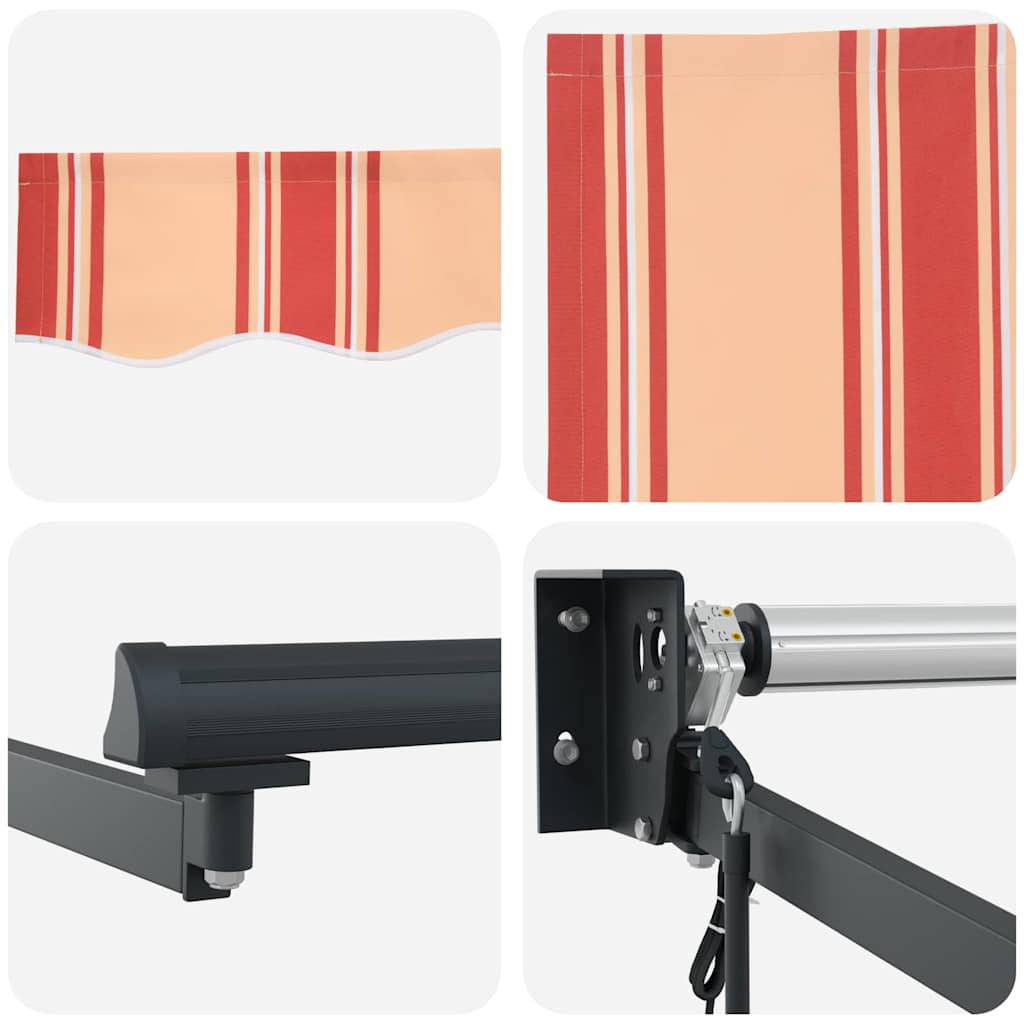 Toldo Amarelo e Laranja 350 x 250 x 165 cm Poliéster